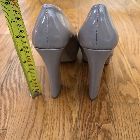 New Fergie Platform Patent Pumps in Nude - Picture 6 of 8